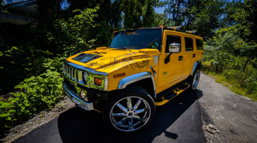 Bedworth Yellow Hummer Car Hire