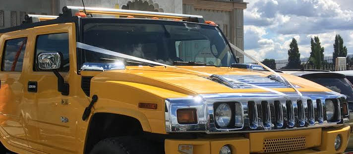 Bedworth Yellow Hummer Car Hire